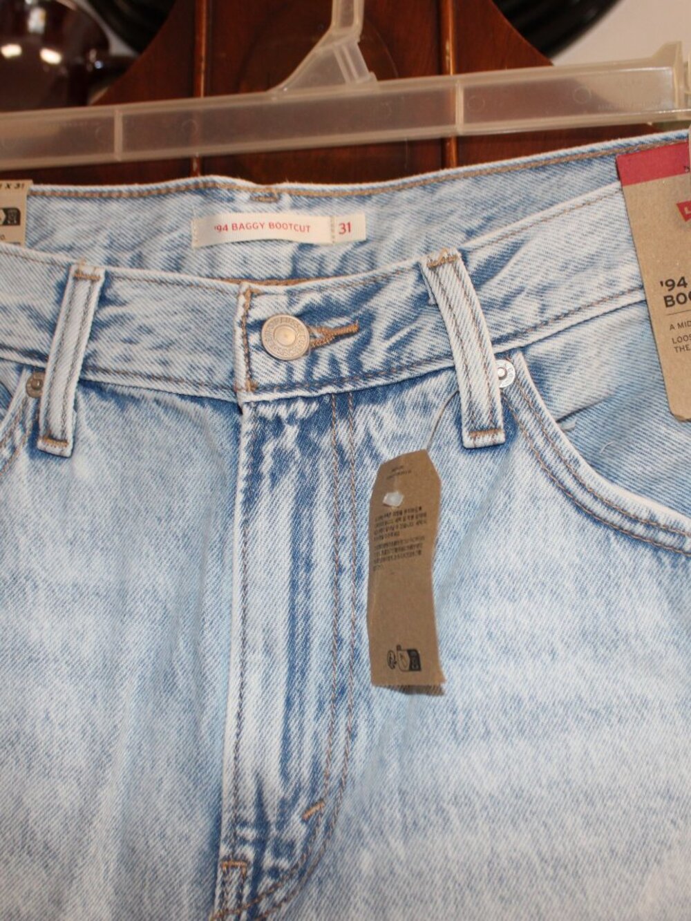 Women's Levi's® '94 Baggy Bootcut Jeans 31x31 NWT - Picture 6 of 7